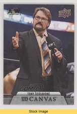 2021 Upper Deck AEW All Elite Wrestling Canvas Tony Schiavone #C-28 READ m7v