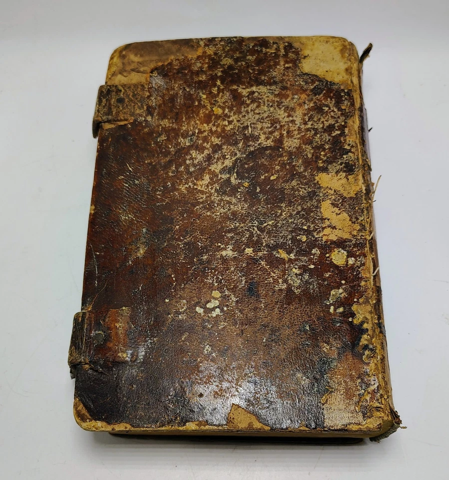 Das Himmlische Vergnugen In Gott Book Mid 1800's Ben Schmolck German Hymn Bible Foto 4 de 4