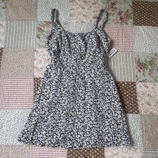 Old Navy NWT linen blend floral tank-top mini dress