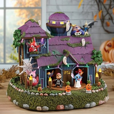 Disney Animated Stitch Halloween House w/Lights & Music, Lilo