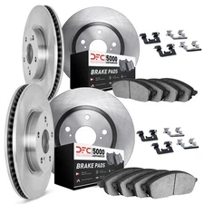 Dynamic Friction Company 6514-31089 Brake Rotor With 5000 Brake Pads And