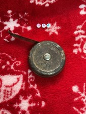Antique Tape Measure , Industrial Salvage , Pocket Size