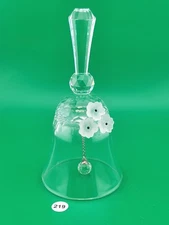 Vintage Swarovski Retired Crystal Dinner Table Bell 1981 5.75" Austria. VG Cond.