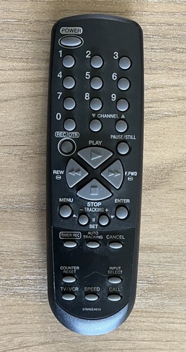 Genuine Sansui 076N0EA010 OEM Remote VCR VR0211C VR0212 VR0212A VCR2510C