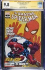 1:25 Signed Ed McGuinness CGC SS 9.8 Amazing Spider-Man # 14 Variant 1st REK-RAP