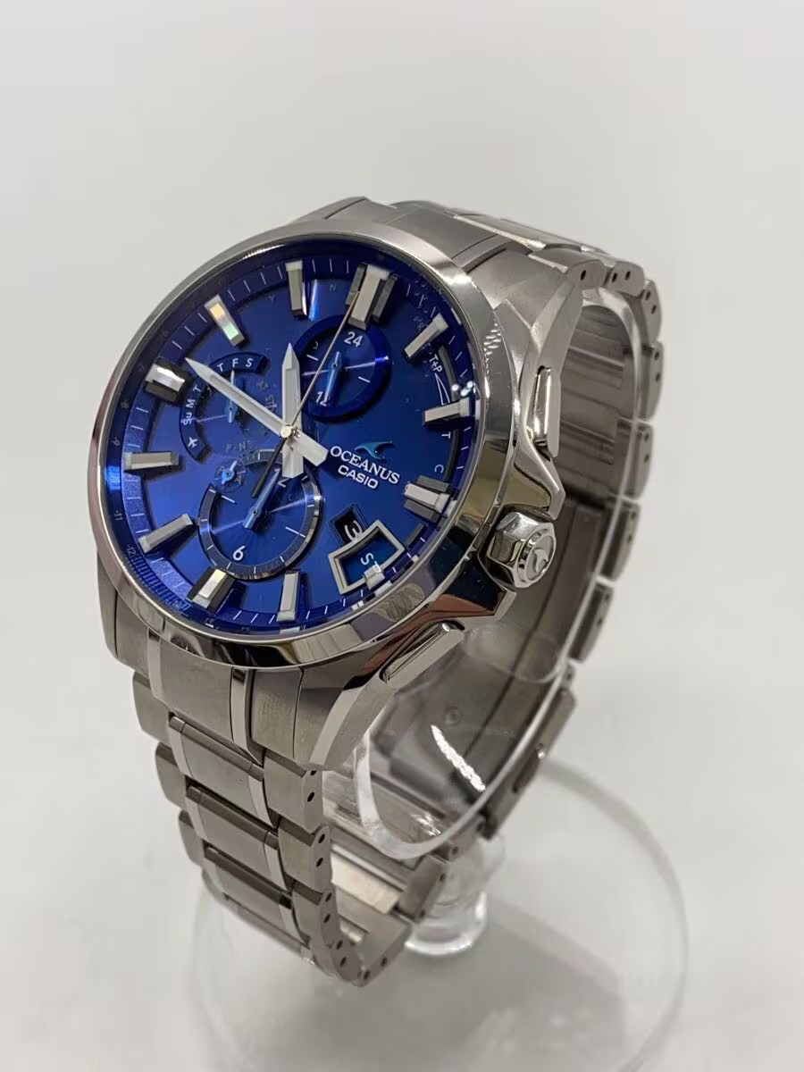 Casio Oceanus Ocw-g2000-2ajf Solar Radio Wave Bluetooth GPS Watch