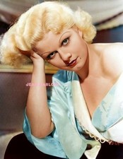 JEAN HARLOW  #154 BEAUTIFUL COLORIZED PHOTO 11 X 8.5 SHIPS FREE