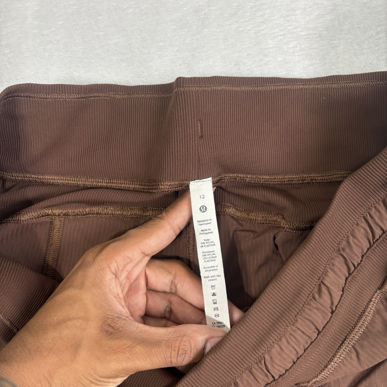 Lululemon Java Brown Mid-Rise Studio Cropped Capr… - image 3