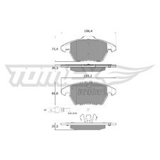 Satz Bremsbeläge Bremsklötze vorne für Skoda Octavia 2 1Z3 1Z5 Rapid | 245251