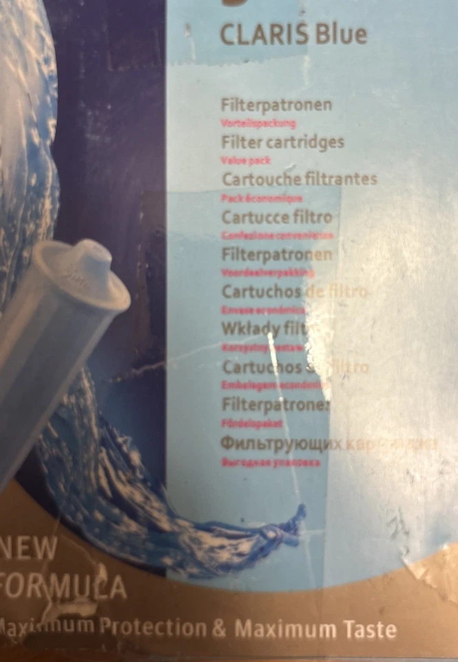 Cartucho de filtro azul original Jura Clearyl, sellado 1 pieza Foto 3 de 4