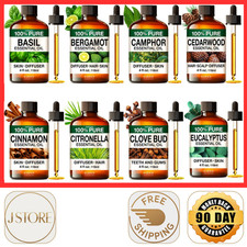 100 Pure Natural Tea Tree Oil for Skin, Hair, Toenails, Aromatherapy, Soap