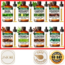 100% Pure & Natural Tea Tree Oil for Skin, Hair, Toenails, Aromatherapy, & Soap