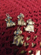 Vintage Puppy Dog Charm 3D