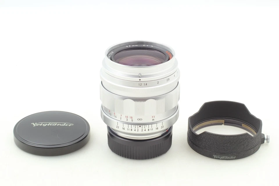 Limited 300 Silver 【MINT】 Voigtlander Nokton 35mm f/1.2 Aspherical VM Lens Japan - Image 2 of 4