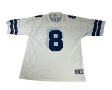 Vintage Troy Aikman Dallas Cowboys Jersey 52 Starter White NFL 90s