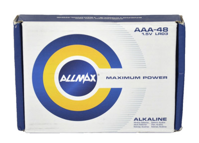 Allmax AAA (LR03) 1.5V Hochleistungs-Alkaline-Batterien 48 Stück Ultra Neu