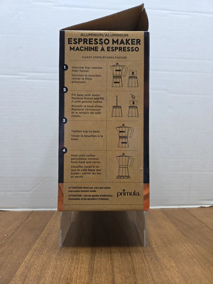 Primula Cafetera Italiana Cubana Espresso 6 Tazas Foto 2 de 4