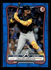 Ronald Acuna Jr. 2026 Bowman Baseball Blue Pattern 017/150 [own5