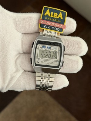 NOS Rare Vintage Alba Alarm Chrono Game Y761-5010 Digital Sports