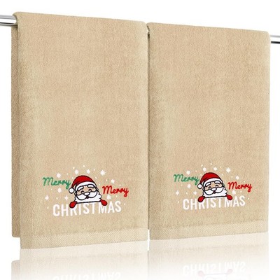 Lustige Weihnachten Santa Handtücher für Bad Küche - 100% Baumwolle weich