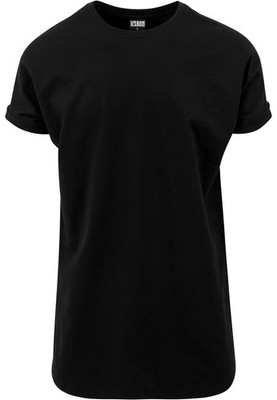 Herren TShirt Long Shaped Turnup Tee, lässiges TShirt für Männer, in langem S...