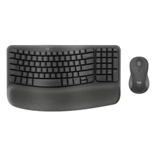 Logitech Wave Keys MK670 Combo Ergonomic Wireless Keyboard and Mouse Bundle