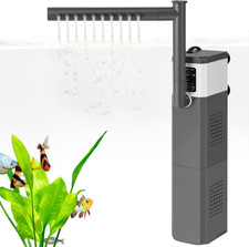15W 210GPH Ultra Powerful Aquarium Filter for 25-55Gallon Fish Tank, Adjustable