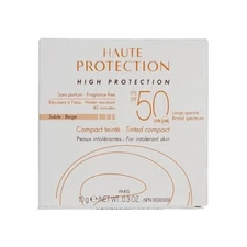New Avene Haute Protection SPF 50 Compact Tinted Sable Beige 0.3 oz