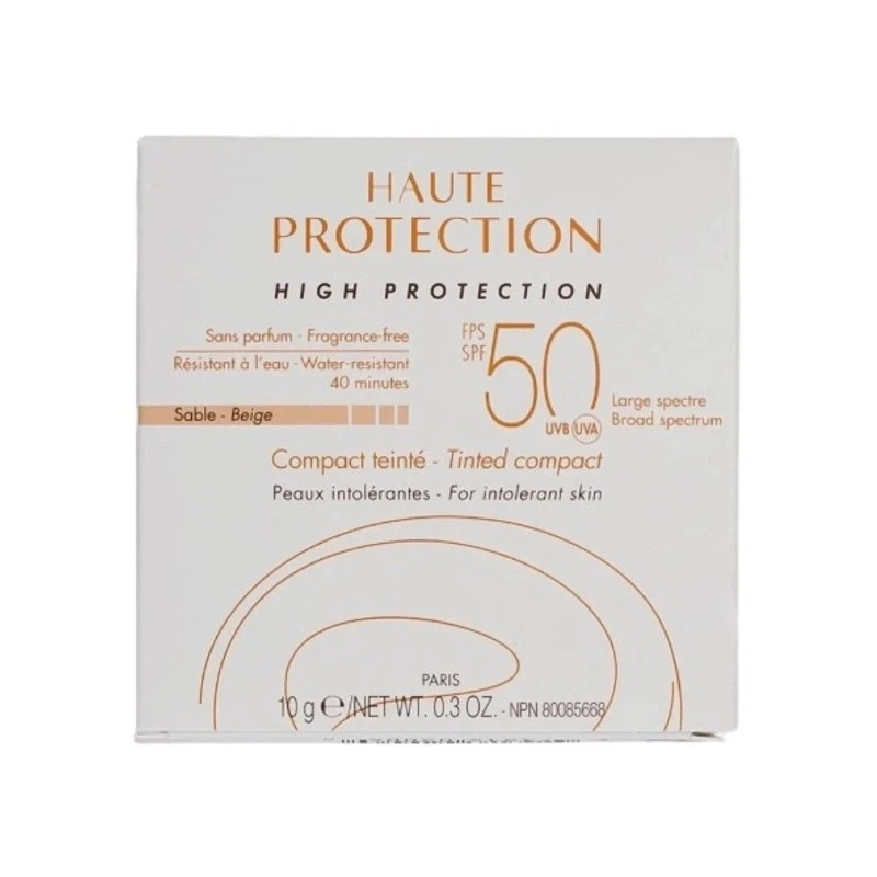New Avene Haute Protection SPF 50 Compact Tinted Sable Beige 0.3 oz