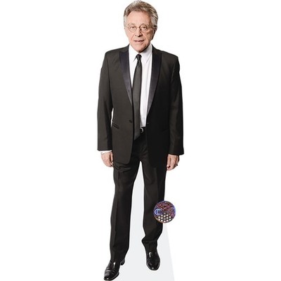 Frankie Valli (schwarzer Anzug) lebensgroßer Ausschnitt