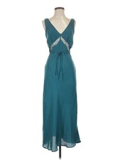 Wild Fable Women Green Casual Dress XS