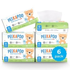 100 Cotton Dry Wipes for Babies Kids, 480 Count