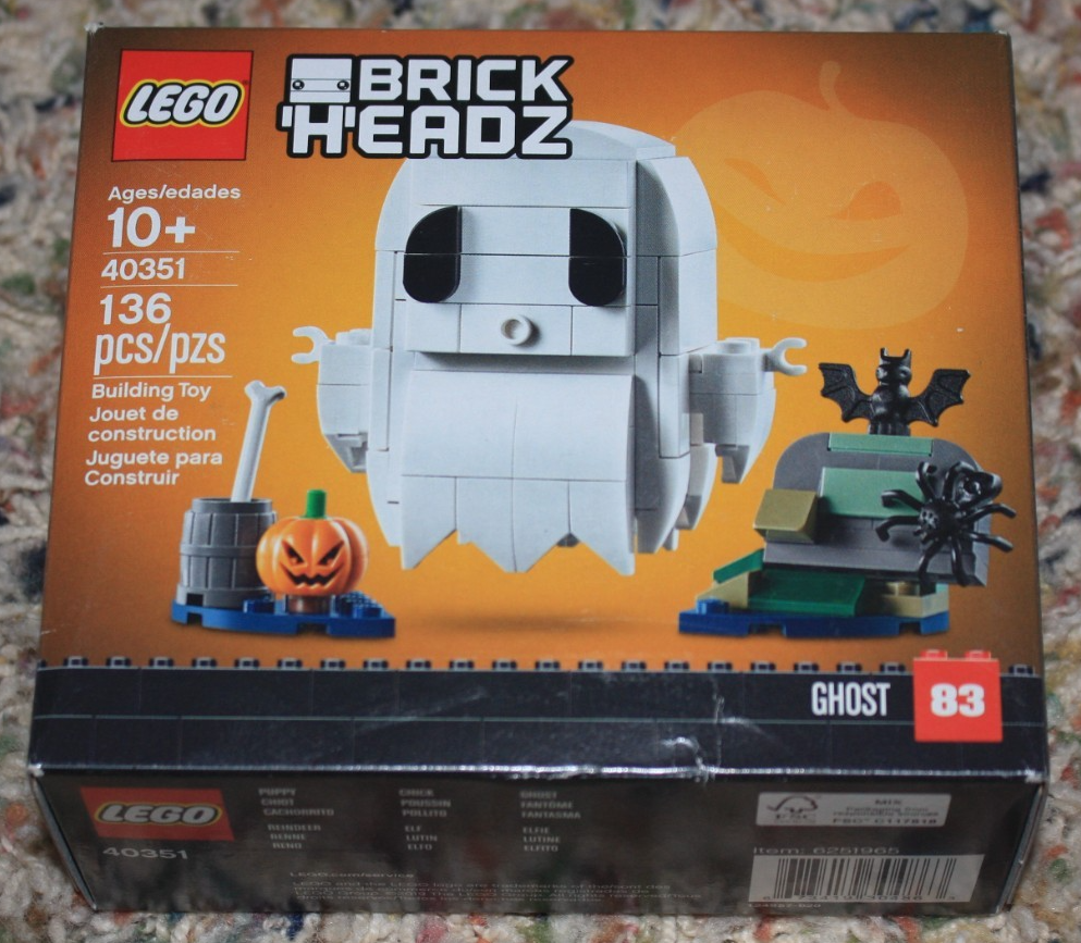 Lego Halloween BrickHeadz Ghost 136 New in a sealed