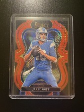 2025 Panini Select Jared Goff Red Mojo Prizm /49 Suite Level #369 Detroit Lions