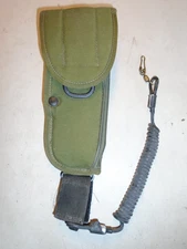 USGI Bianchi #9388057 Military M-12 OD Green Ambidextrous Holster w/ Lanyard