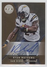 2012 Totally Certified Platinum Gold Signatures 3/10 Ryan Mathews #34 Auto 0c3