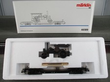 Märklin H0 46189 Tiefladewagen mit Dampfwalze der DR in OVP