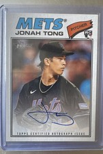 2026 Topps Heritage - Real One Autographs Jonah Tong #ROA-JTO (AU, RC)