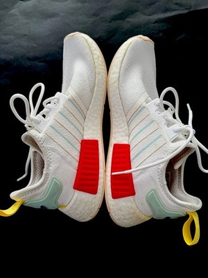 *ADIDAS Women s -GZ9593  Sz 8.5 US NMD_R1 'White Almost Blue' Sneakers