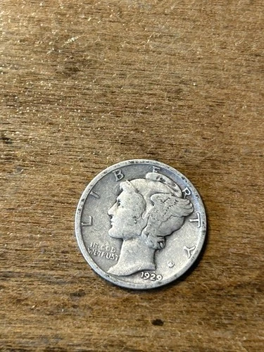 1929 Mercury Dime VG