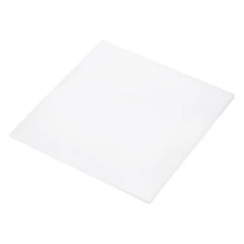 10 x 10 x 0.15 Inch Plastic UHMW Sheets, Opaque White Polyethylene Board DIY