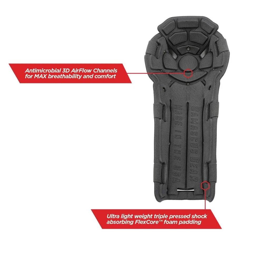 Rodilleras/espinillas rígidas Damascus XL DSG100, rodillera antideslizante, protección MAX Foto 2 de 3