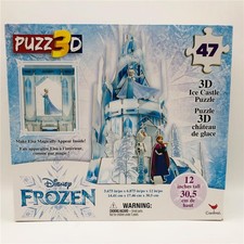 NEW PUZZ3D Disney Frozen 3D Ice Castle Puzzle Stands 12" Elsa Anna Olaf Puzz