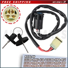 Ignition Key Switch For Honda 00-07 Rancher 350 400 Fourtrax #S59