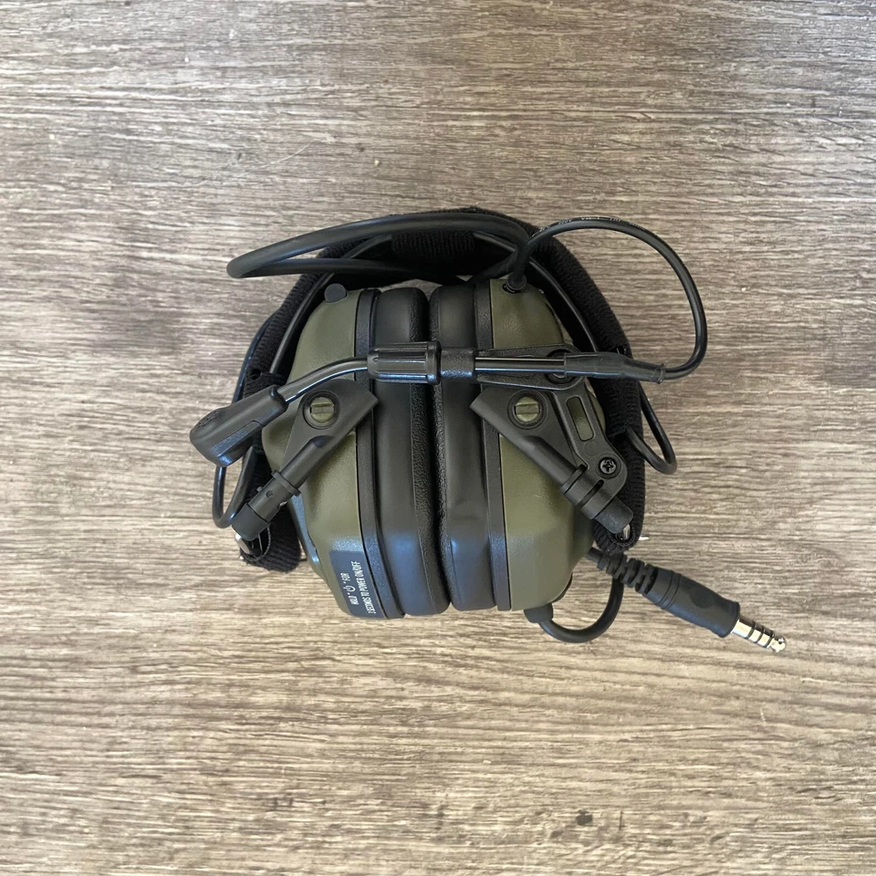 EARMOR M32 MOD 4 Tactical Headset Hunting & Shooting Earmuffs with Microphone OD - Image 3 of 3