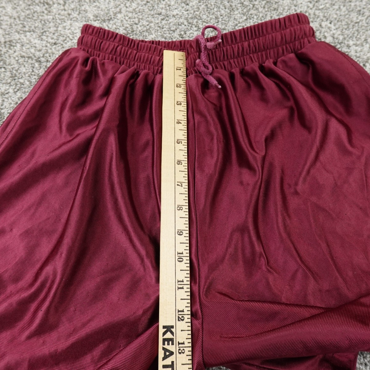 VTG And1 Shorts Mens M Red Mesh Drawstring Basketball Gym