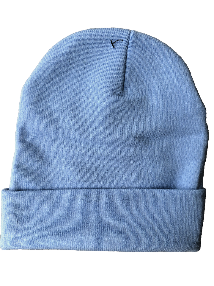 Keith Haring Baby Blue Rolled Knit Laughing Heart Beanie Hat eBay