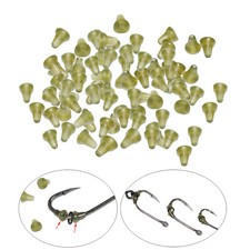 100x Hook Stops Rubber Shank Beads Terminal  ...
