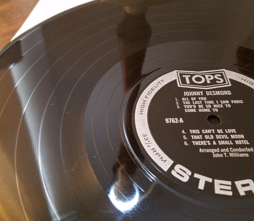33RPM 2 c1958 Johnny Desmond LPs - Tops Dance Party / Mayfair Swings, V VG - Imagen 3 de 11