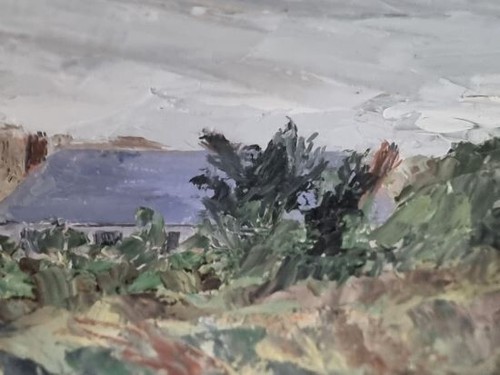"The Lane. Bridell " Oil by David Wilson 1988 36 x 42.5 cm (15) - Picture 6 of 15